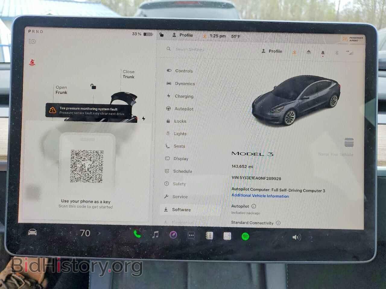 2022 TESLA MODEL 3 - VIN: 5YJ3E1EA0NF289928 - Photo 9