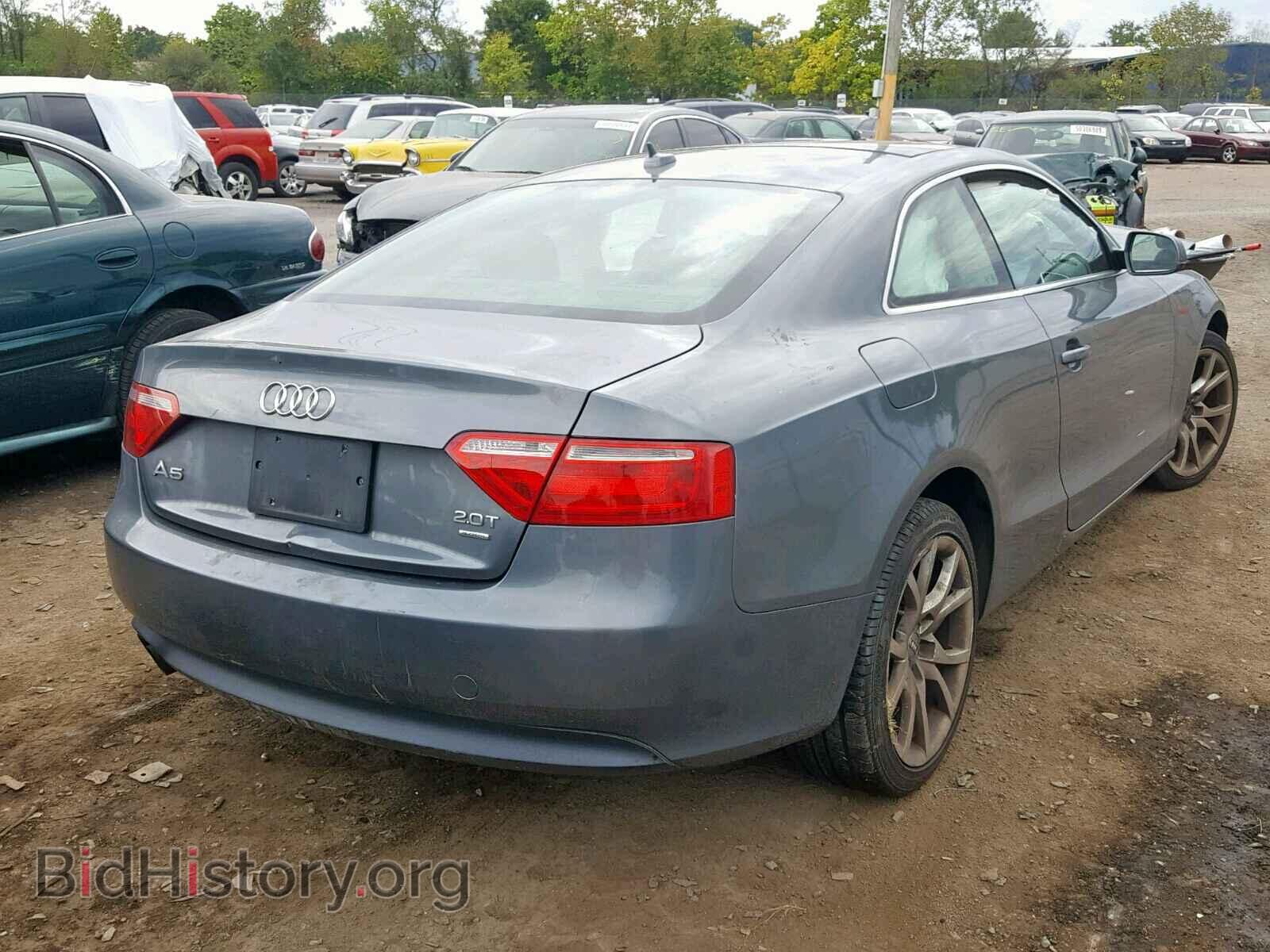 2012 AUDI A5 PREMIUM - VIN: WAUCFAFR6CA044703 - Photo 4