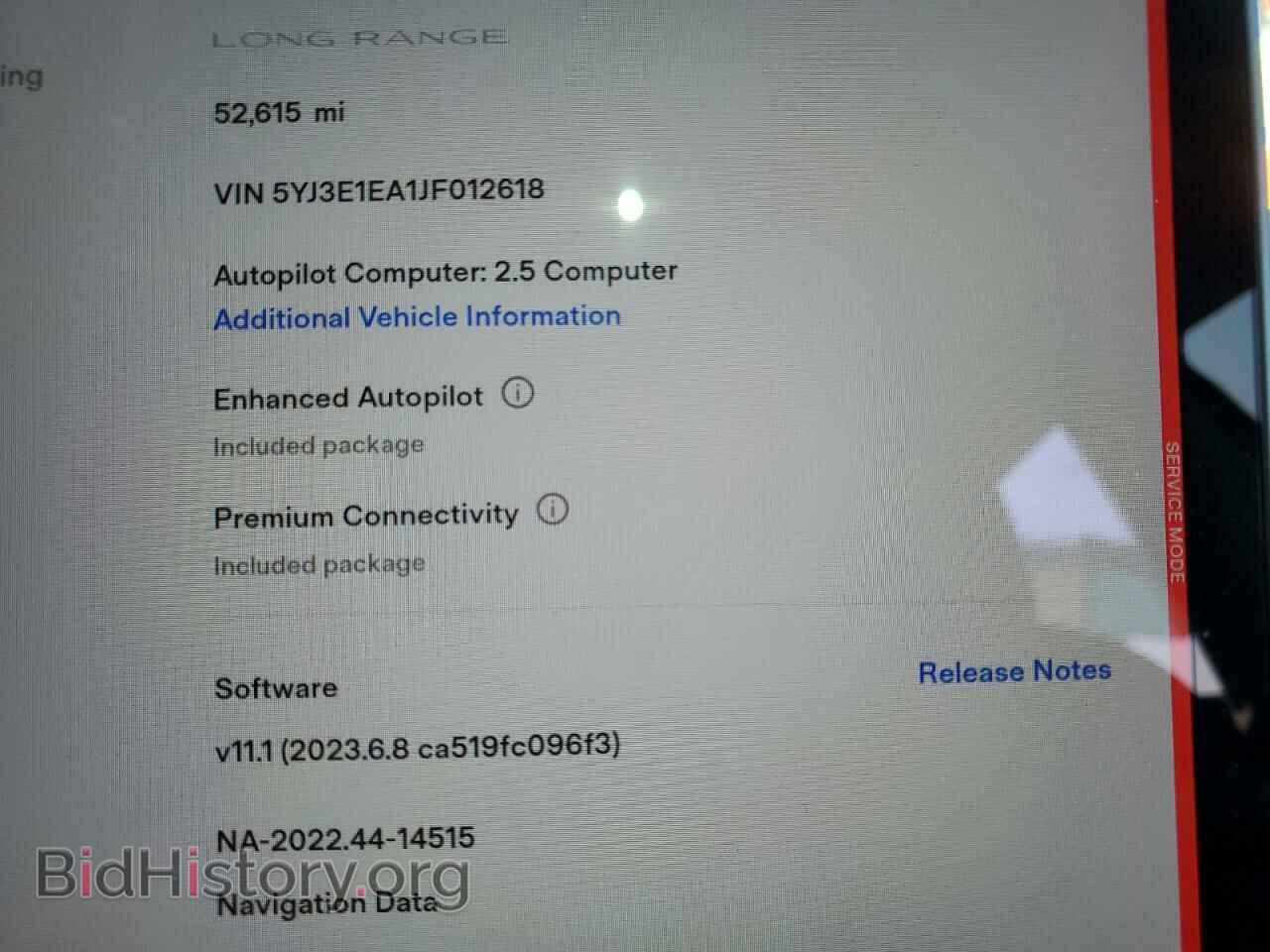 2018 TESLA MODEL 3 - VIN: 5YJ3E1EA1JF012618 - Photo 9