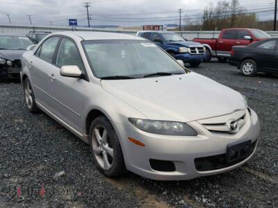 2008 Mazda 6 6 I, серебристый — VIN 1YVHP80C485M26631, Copart