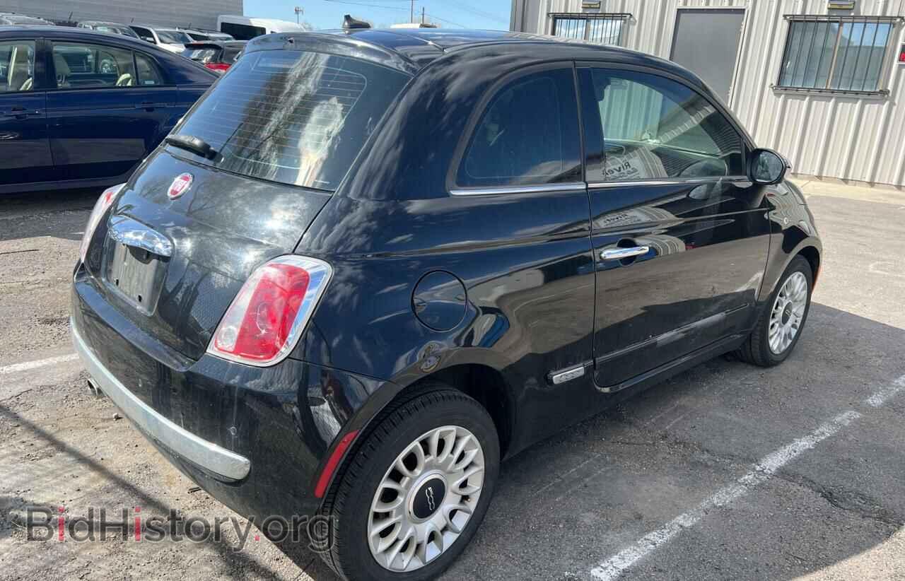 2012 FIAT 500 - VIN: 3C3CFFCR2CT106566 - Фото 4