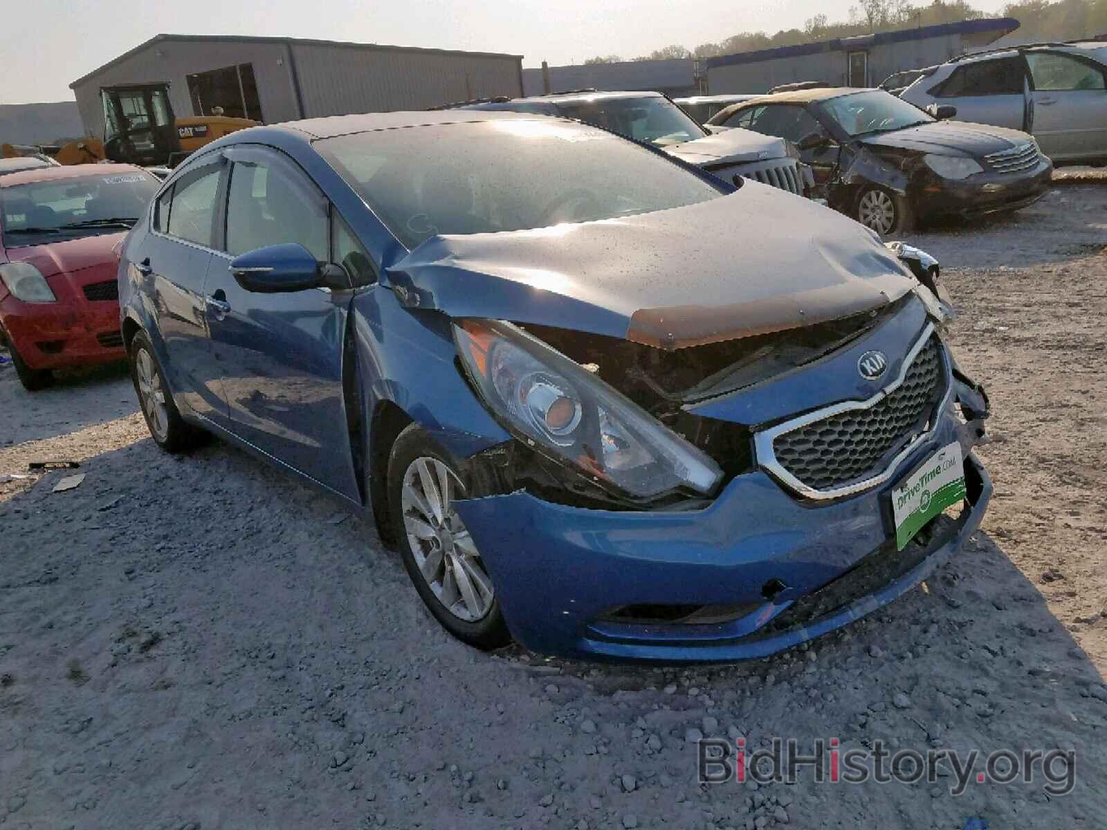 Photo KNAFX4A82E5160129 - KIA FORTE EX 2014