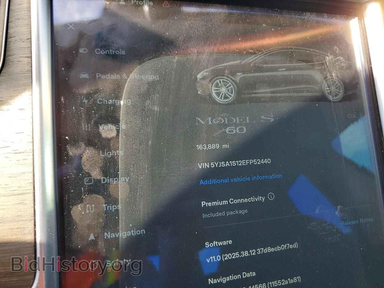2014 TESLA MODEL S - VIN: 5YJSA1S12EFP52440 - Photo 9