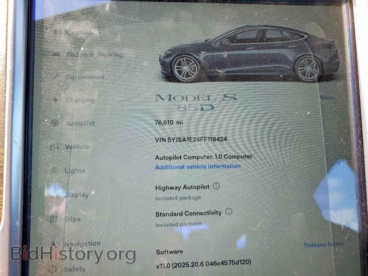 2015 TESLA MODEL S - VIN: 5YJSA1E24FF118424 - Photo 9