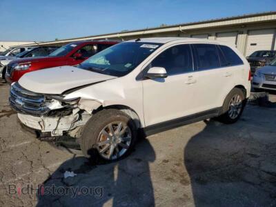 2013 Ford EDGE Limited, white — VIN 2FMDK3K96DBE17194, Copart