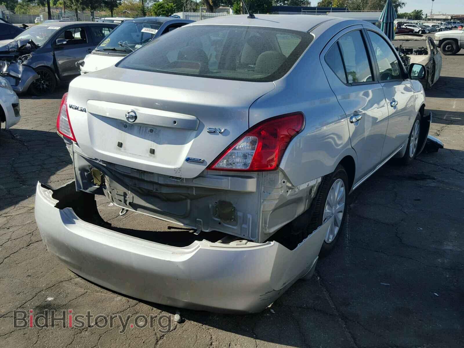 2012 NISSAN VERSA - VIN: 3N1CN7AP6CL920342 - Фото 4