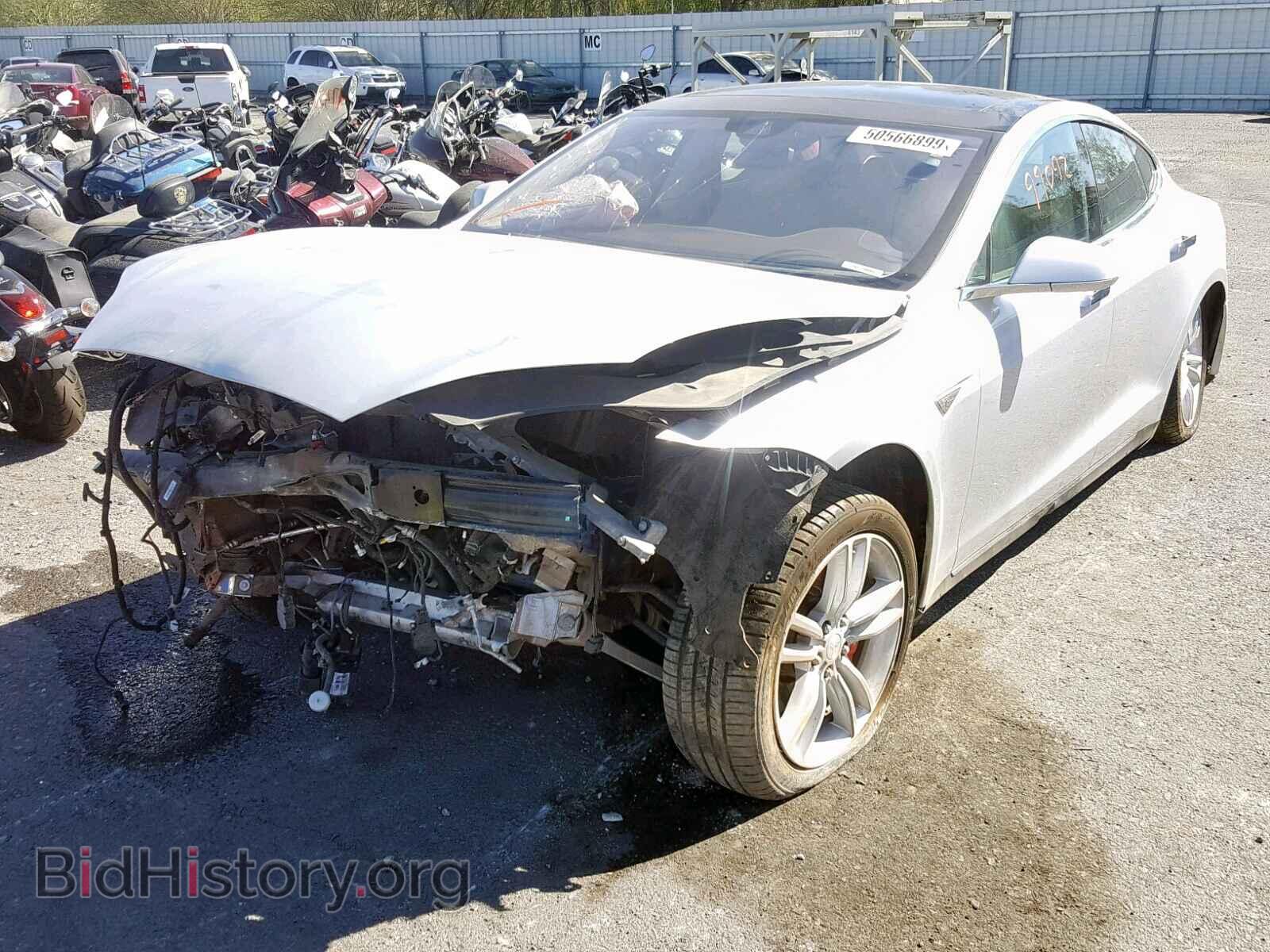 2014 TESLA MODEL S - VIN: 5YJSA1H14EFP53869 - Photo 2