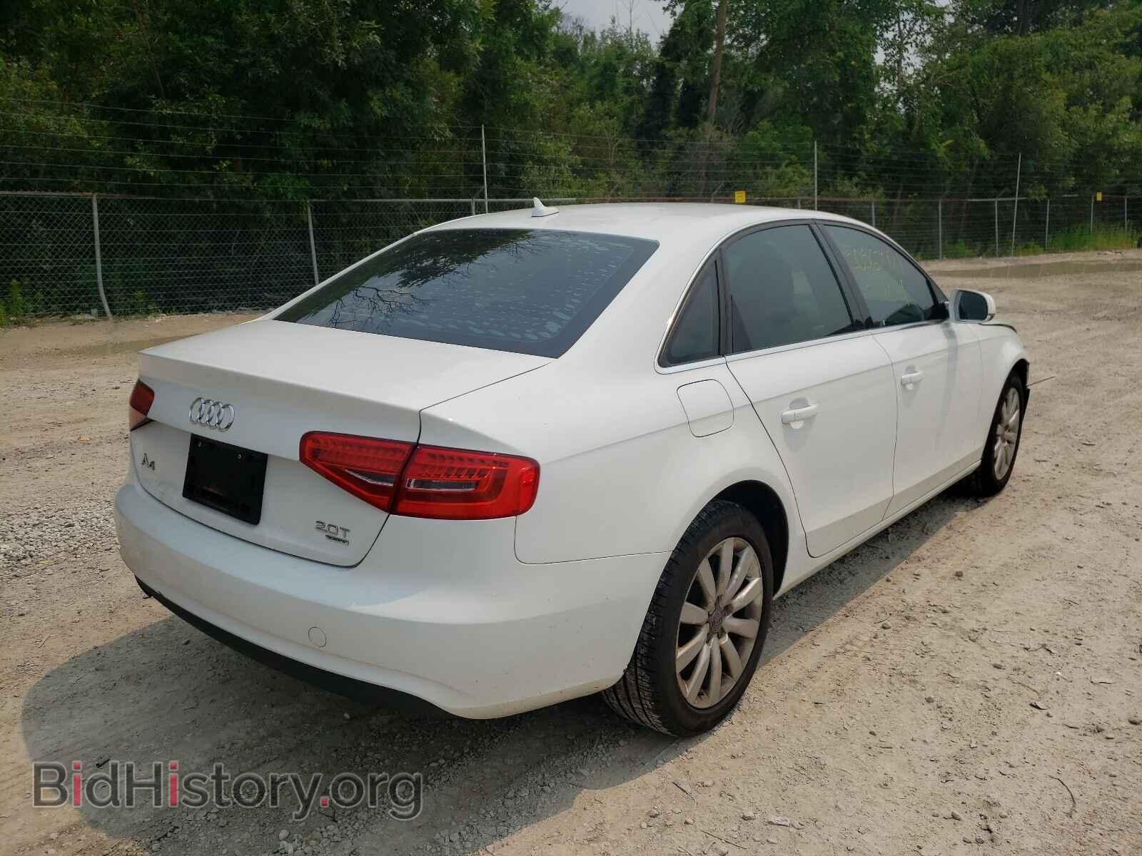 2013 AUDI A4 - VIN: WAUBFAFL5DN044368 - Фото 4