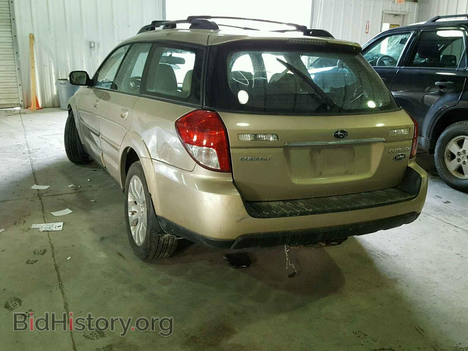 2008 SUBARU OUTBACK - VIN: 4S4BP86C284317265 - Фото 3