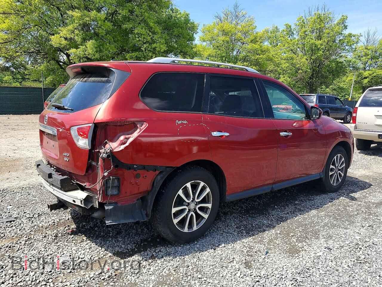 2014 NISSAN PATHFINDER - VIN: 5N1AR2MM7EC618632 - Фото 3