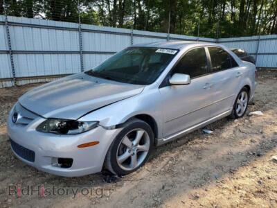 2007 Mazda 6 I, silver — VIN 1YVHP80C375M53267, Copart