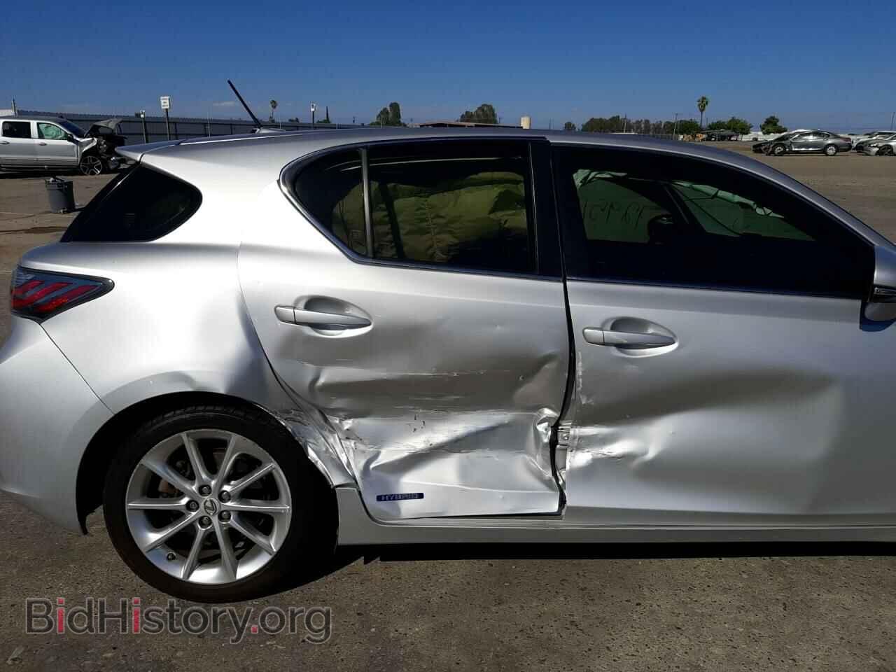 2012 LEXUS CT 200 - VIN: JTHKD5BH3C2071066 - Фото 9