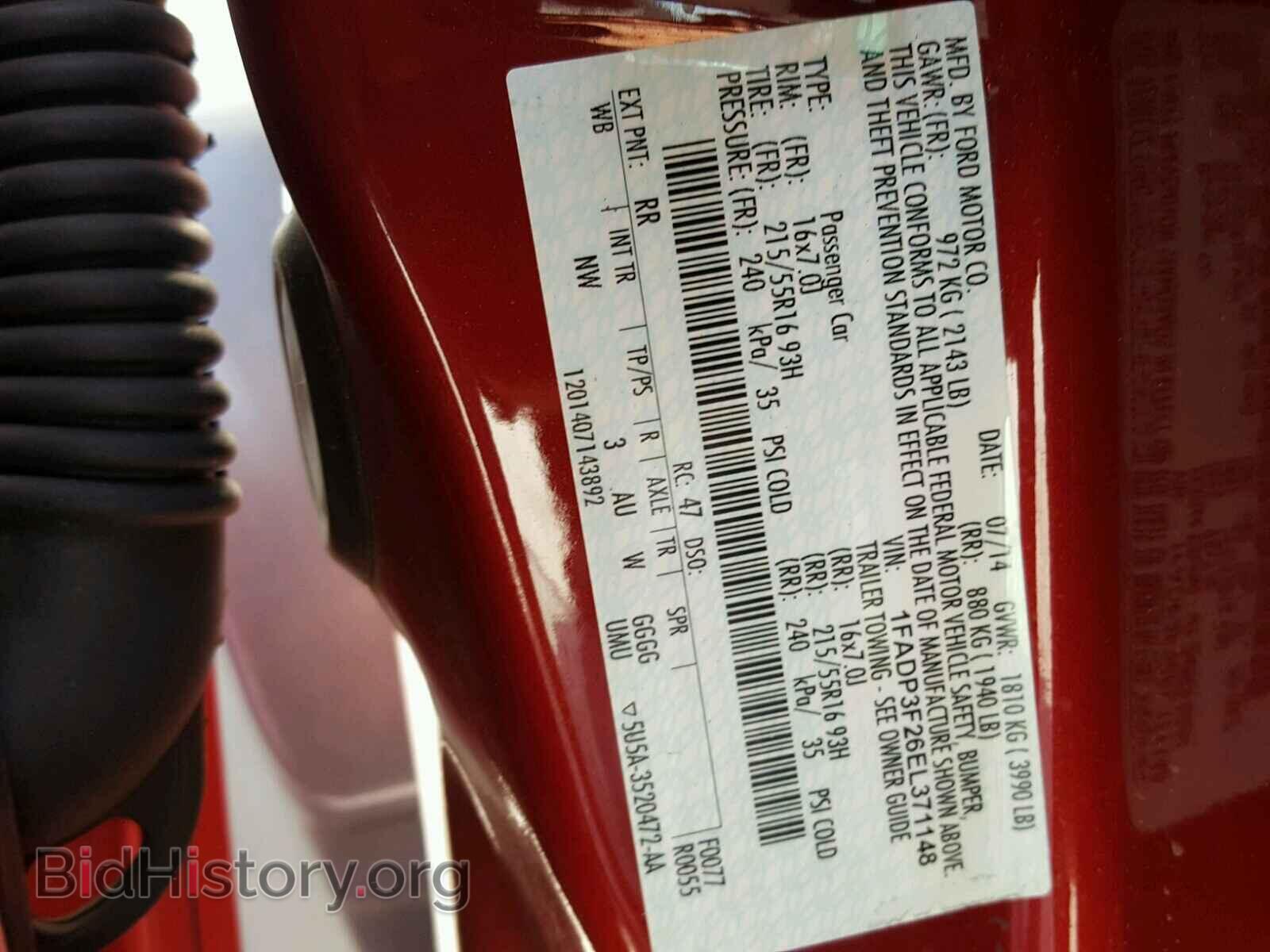 2014 FORD FOCUS - VIN: 1FADP3F26EL371148 - Photo 10
