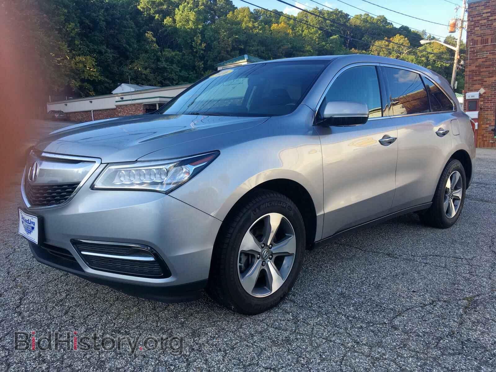 2016 ACURA MDX - VIN: 5FRYD4H24GB012652 - Фото 2