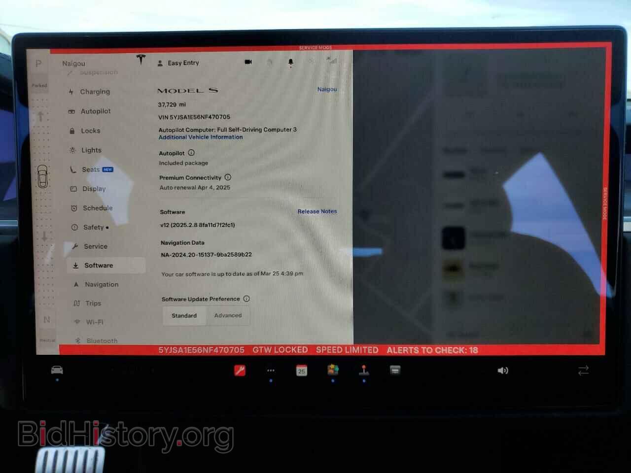 2022 TESLA MODEL S - VIN: 5YJSA1E56NF470705 - Photo 9