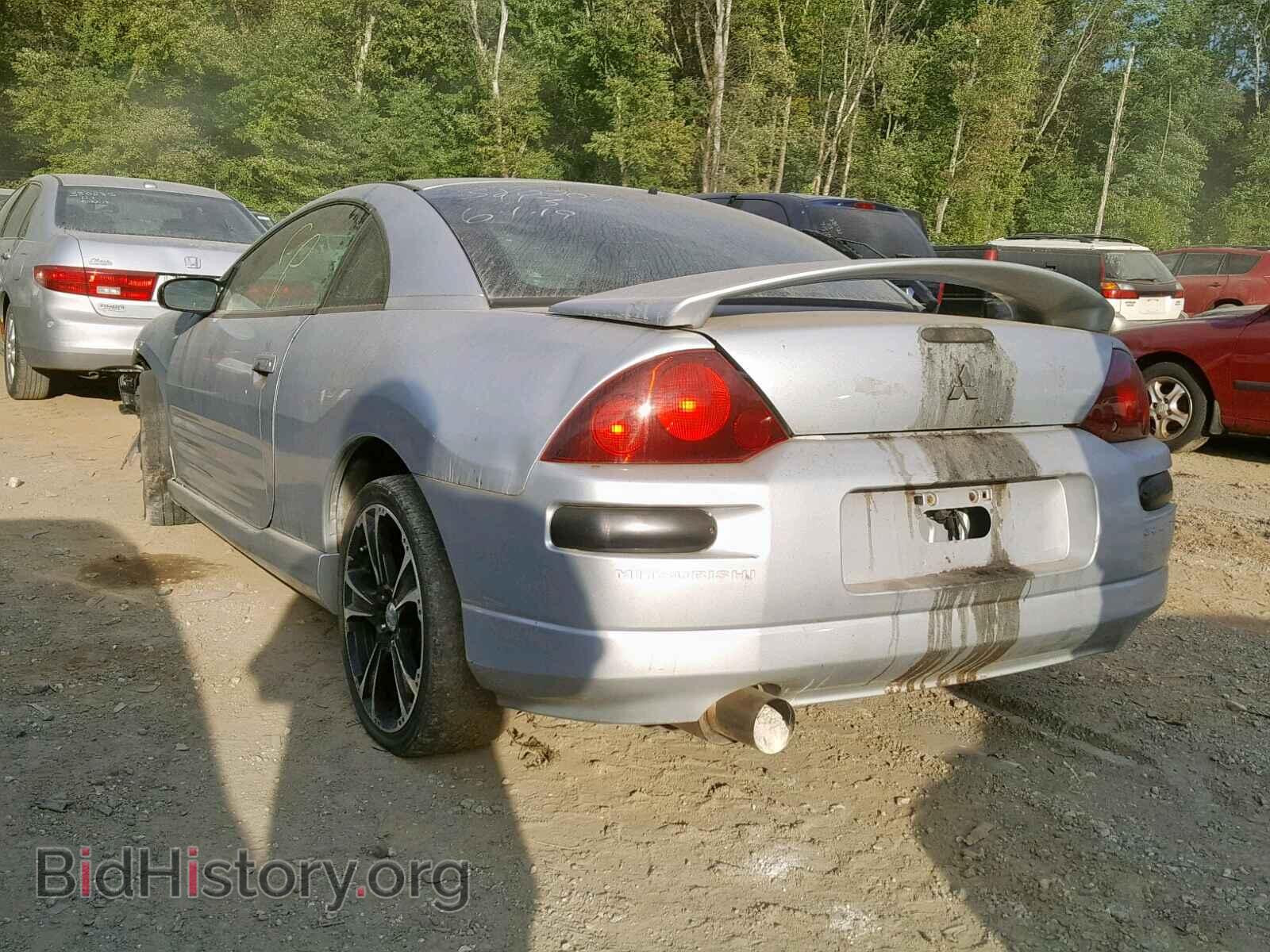 2002 MITSUBISHI ECLIPSE - VIN: 4A3AC54H62E089584 - Фото 3