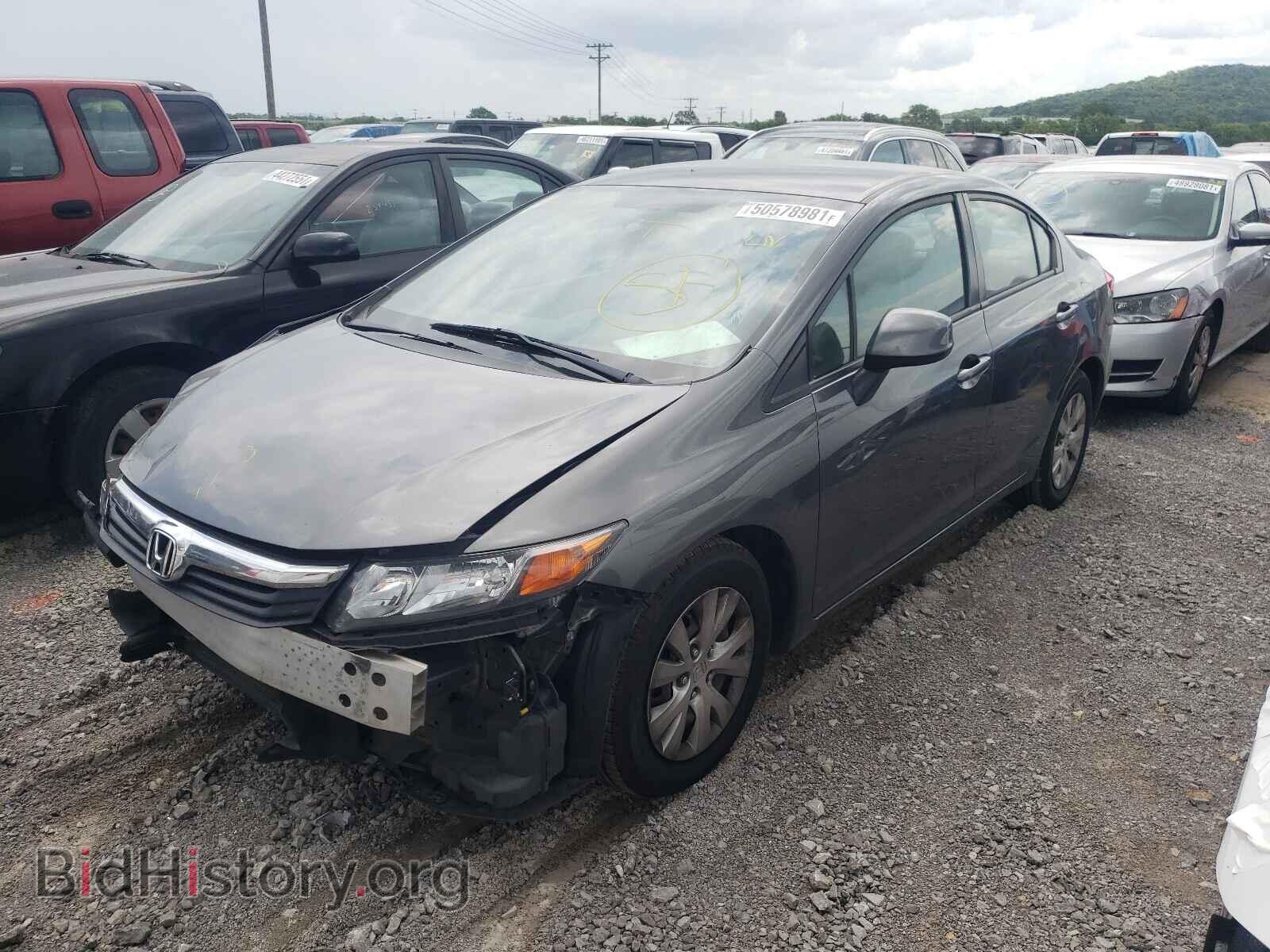 2012 HONDA CIVIC - VIN: 2HGFB2F50CH307155 - Photo 2
