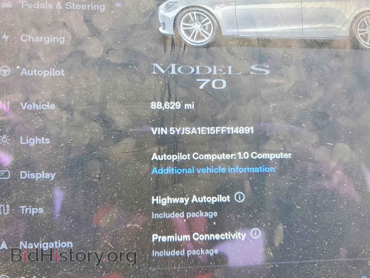 2015 TESLA MODEL S - VIN: 5YJSA1E15FF114891 - Photo 9