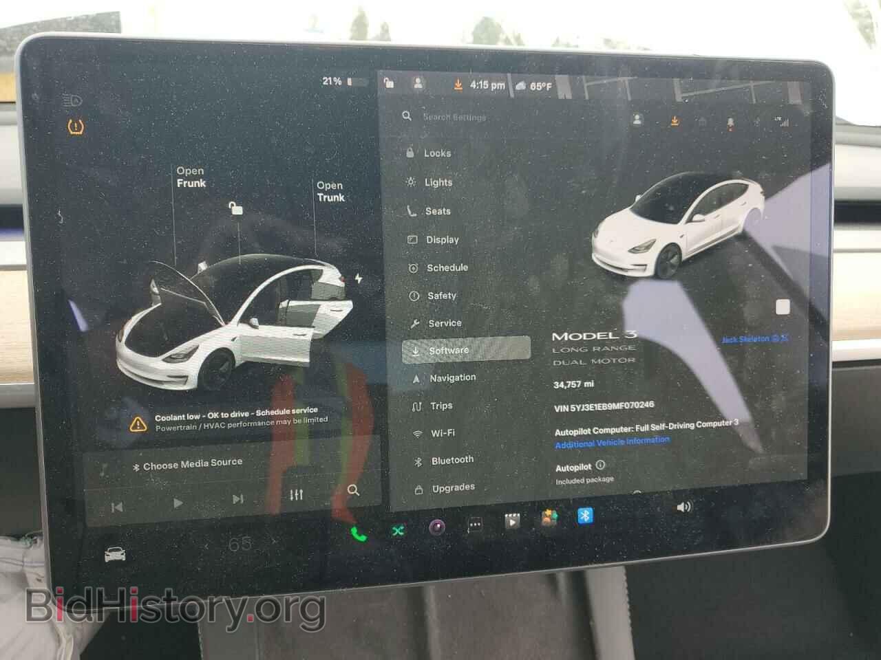 2021 TESLA MODEL 3 - VIN: 5YJ3E1EB9MF070246 - Photo 9