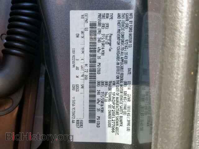 2014 FORD FOCUS SE - VIN: 1FADP3F25EL277066 - Фото 10