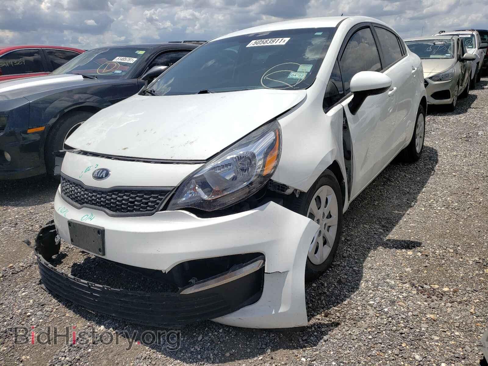 2016 KIA RIO - VIN: KNADM4A3XG6621949 - Фото 2