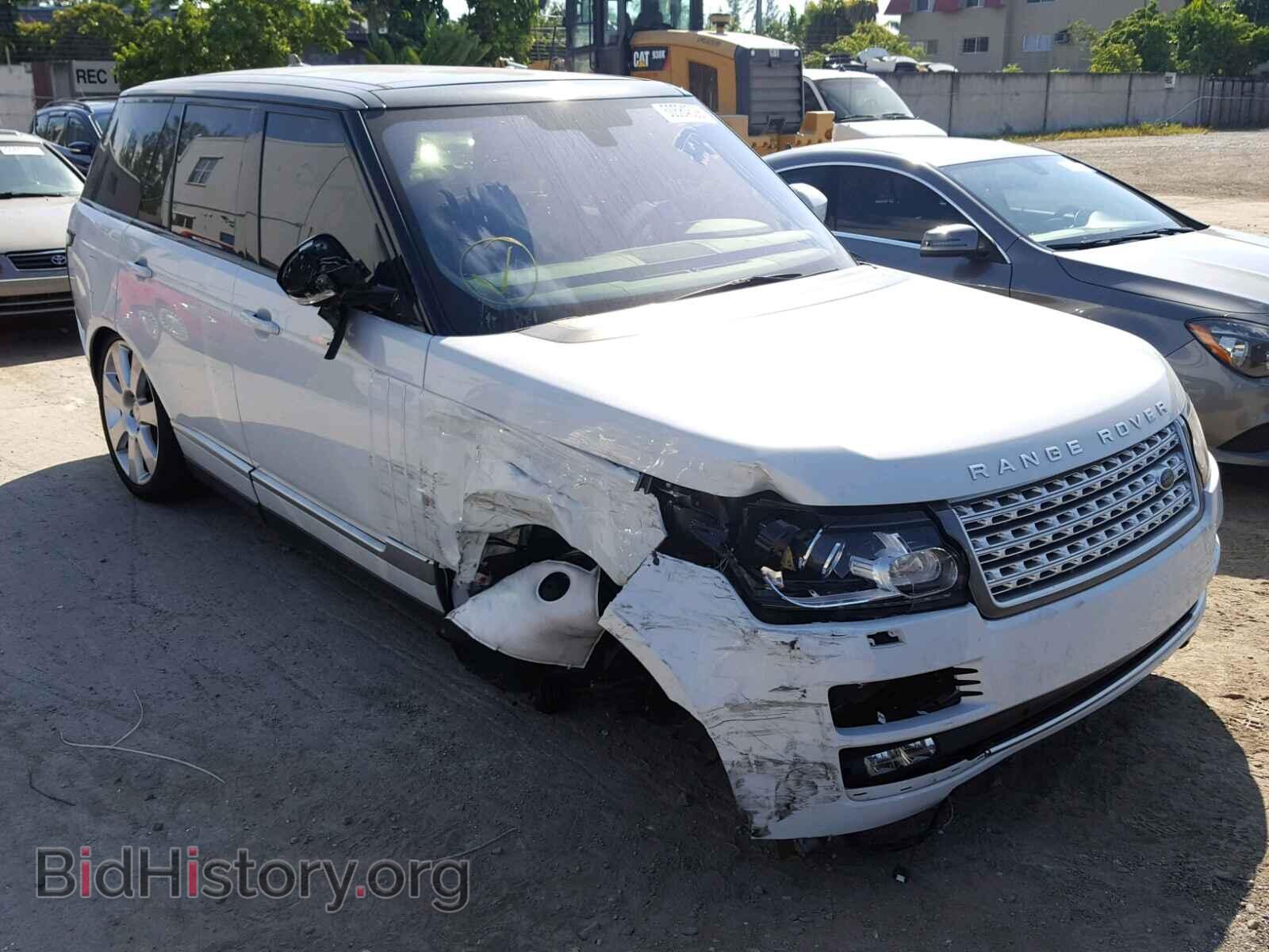 Photo SALGS2EF0GA259618 - LAND ROVER RANGE ROVE 2016