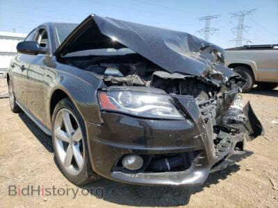 2012 Audi A4 A4 Premium, black — VIN WAUFFAFL3CN005231, Copart