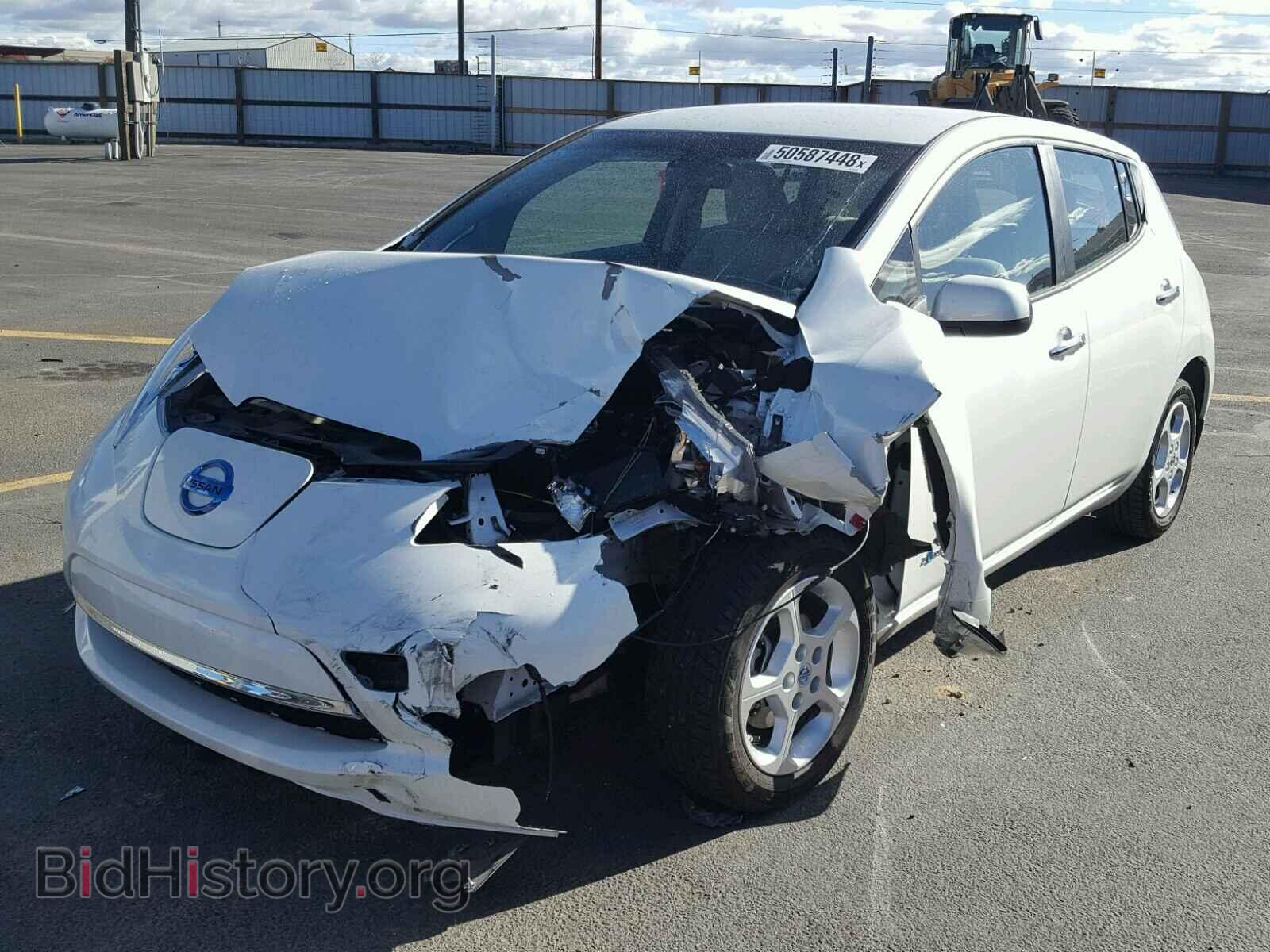 2013 NISSAN LEAF - VIN: 1N4AZ0CP4DC401693 - Фото 2