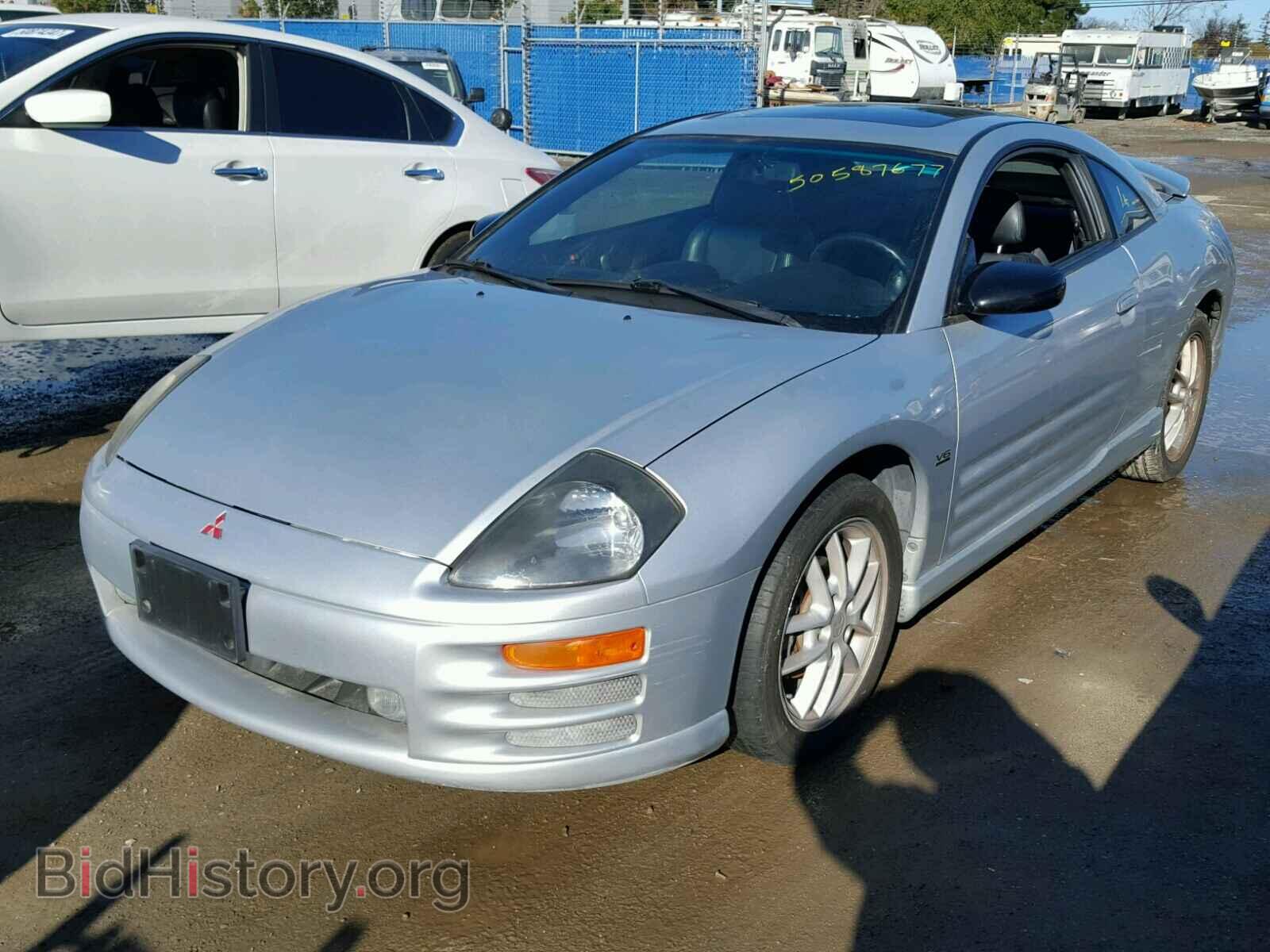 2000 MITSUBISHI ECLIPSE - VIN: 4A3AC54L5YE077634 - Фото 2