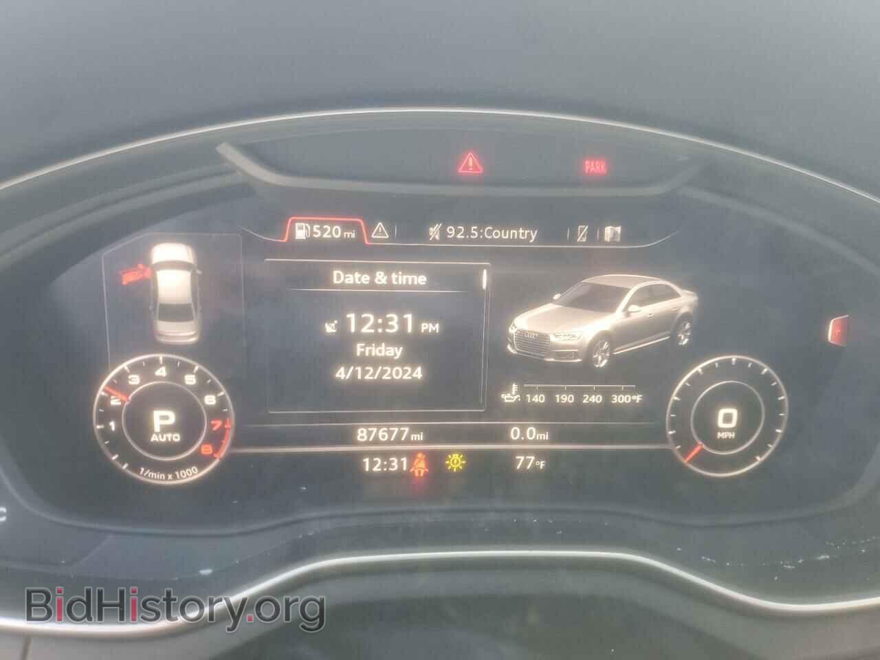 2017 AUDI A4 - VIN: WAULNAF44HN066724 - Photo 9