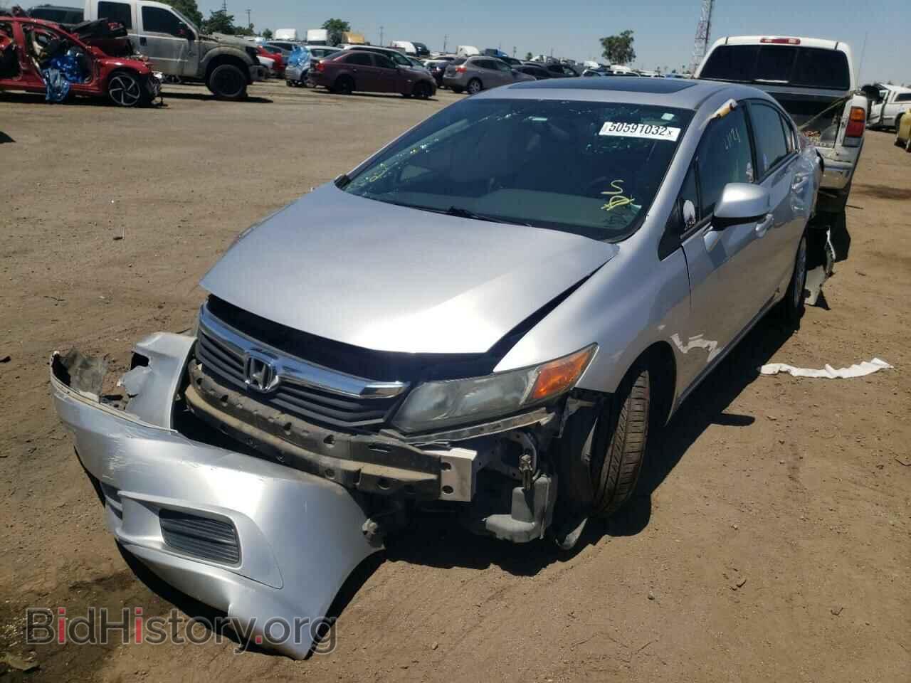2012 HONDA CIVIC - VIN: 19XFB2F89CE380822 - Фото 2