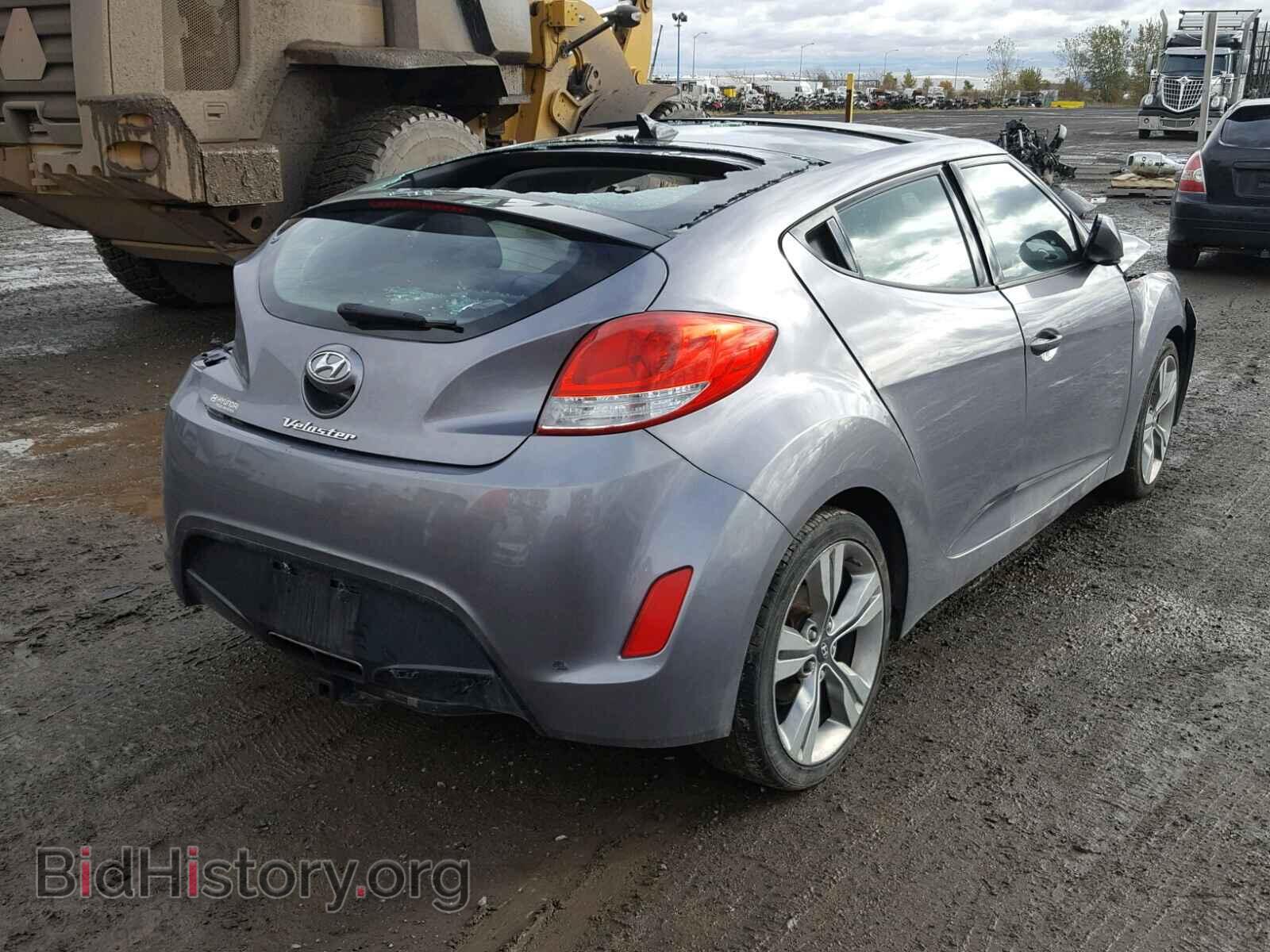 2012 HYUNDAI VELOSTER - VIN: KMHTC6AD5CU075603 - Фото 4