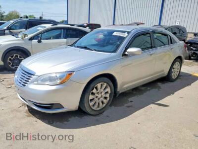 2012 Chrysler 200 LX, silver — VIN 1C3CCBAB5CN101000, Copart