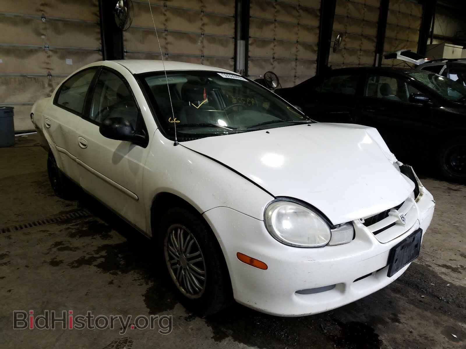 Photo 1B3AS46C52D595397 - DODGE NEON 2002
