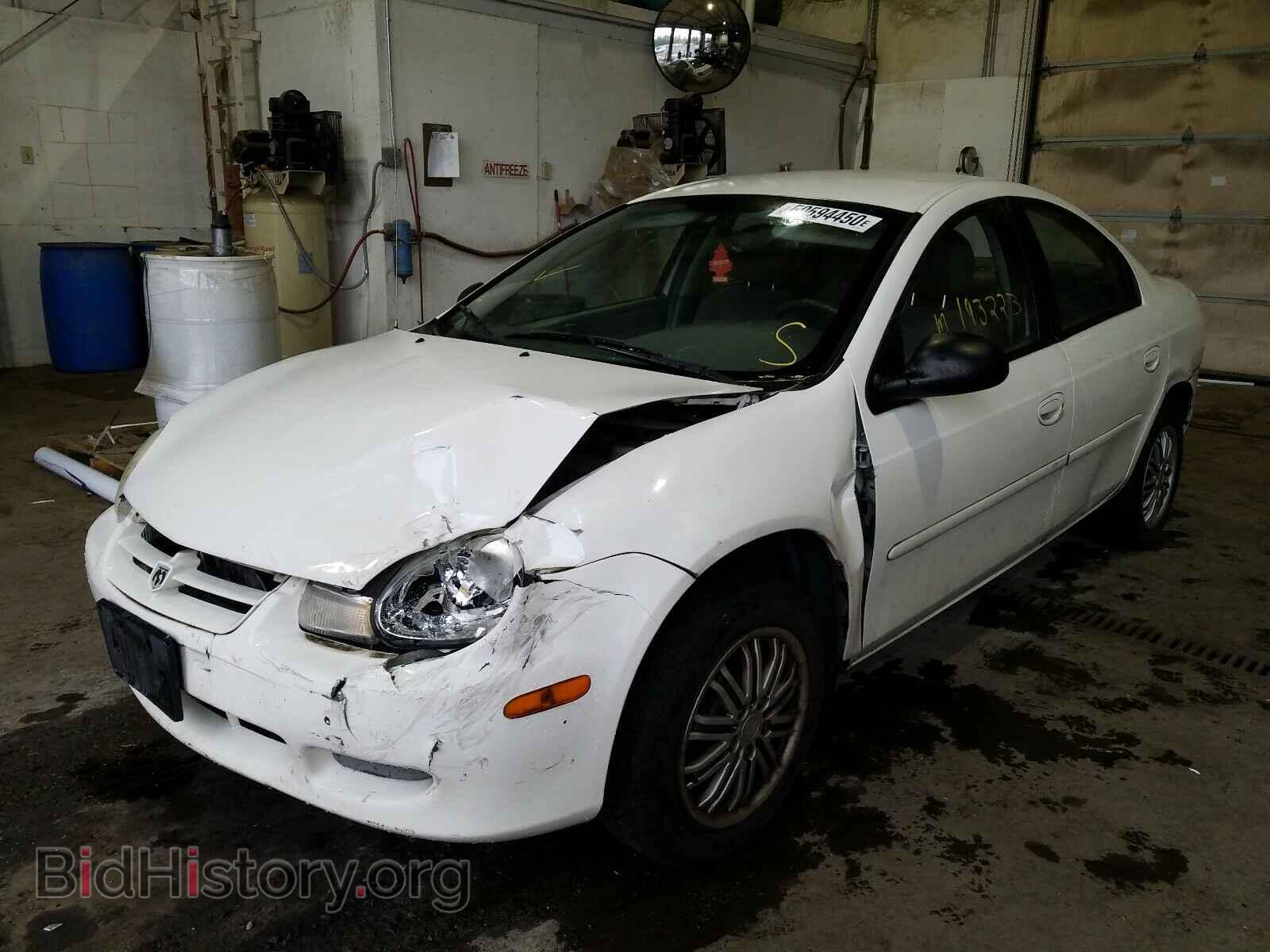 2002 DODGE NEON - VIN: 1B3AS46C52D595397 - Фото 2