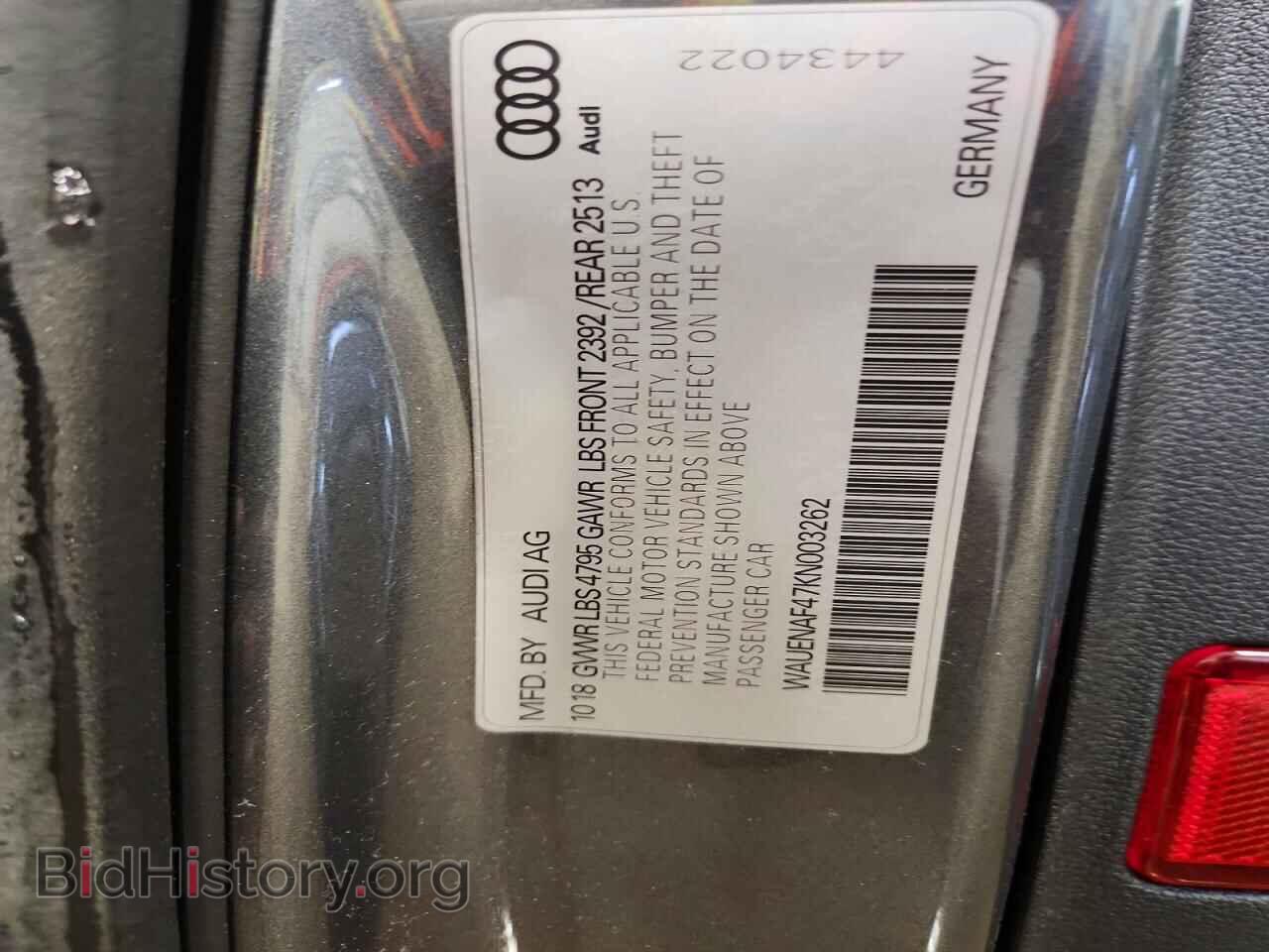 2019 AUDI A4 - VIN: WAUENAF47KN003262 - Фото 13