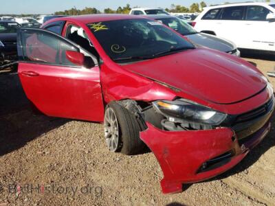 2014 Dodge DART Dart SXT, red — VIN 1C3CDFBB9ED865881, Copart