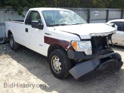 2013 Ford F150, белый — VIN 1FTNF1CT1DKE66773, Copart