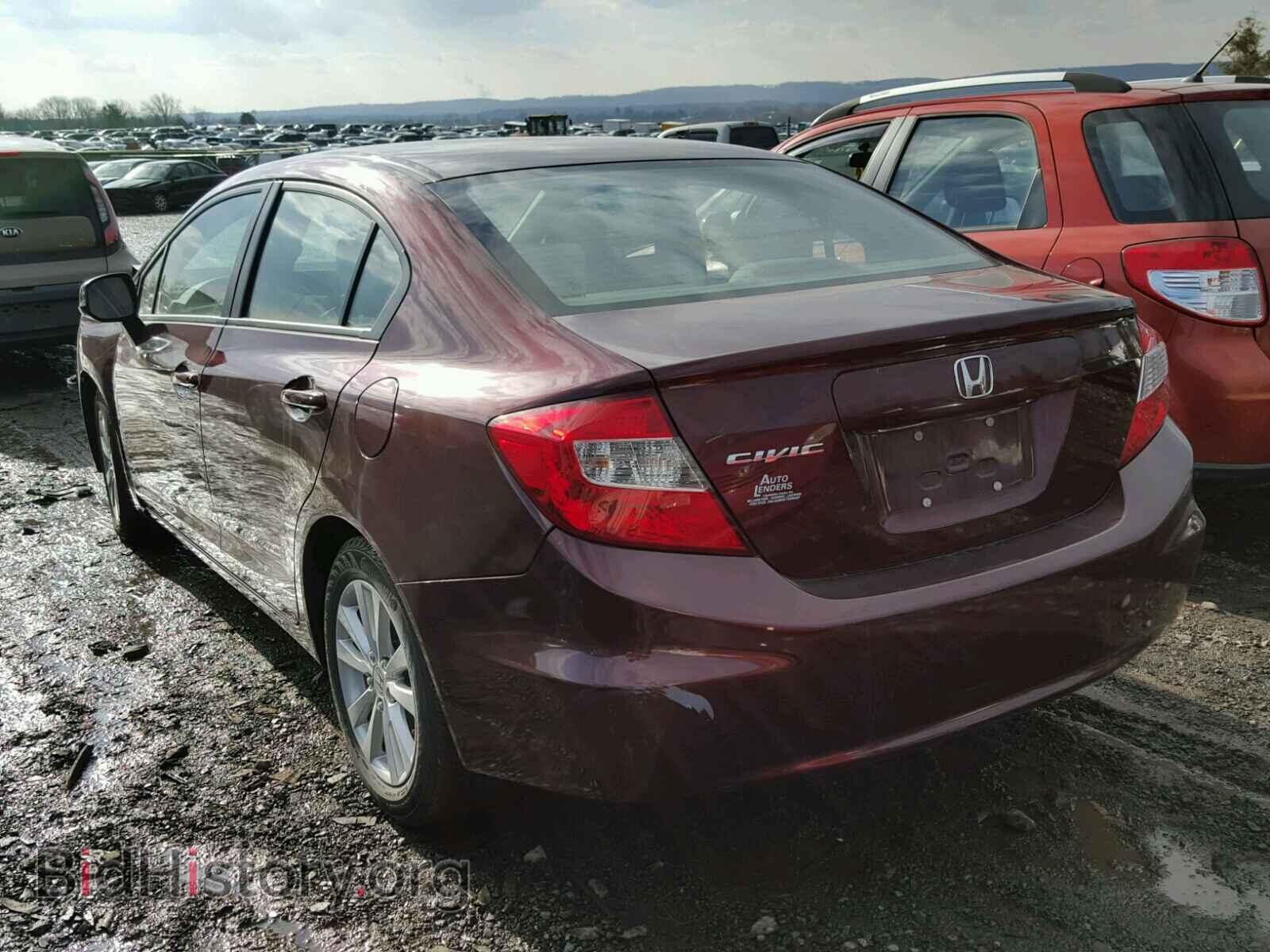 2012 HONDA CIVIC - VIN: 19XFB2F80CE384130 - Фото 3