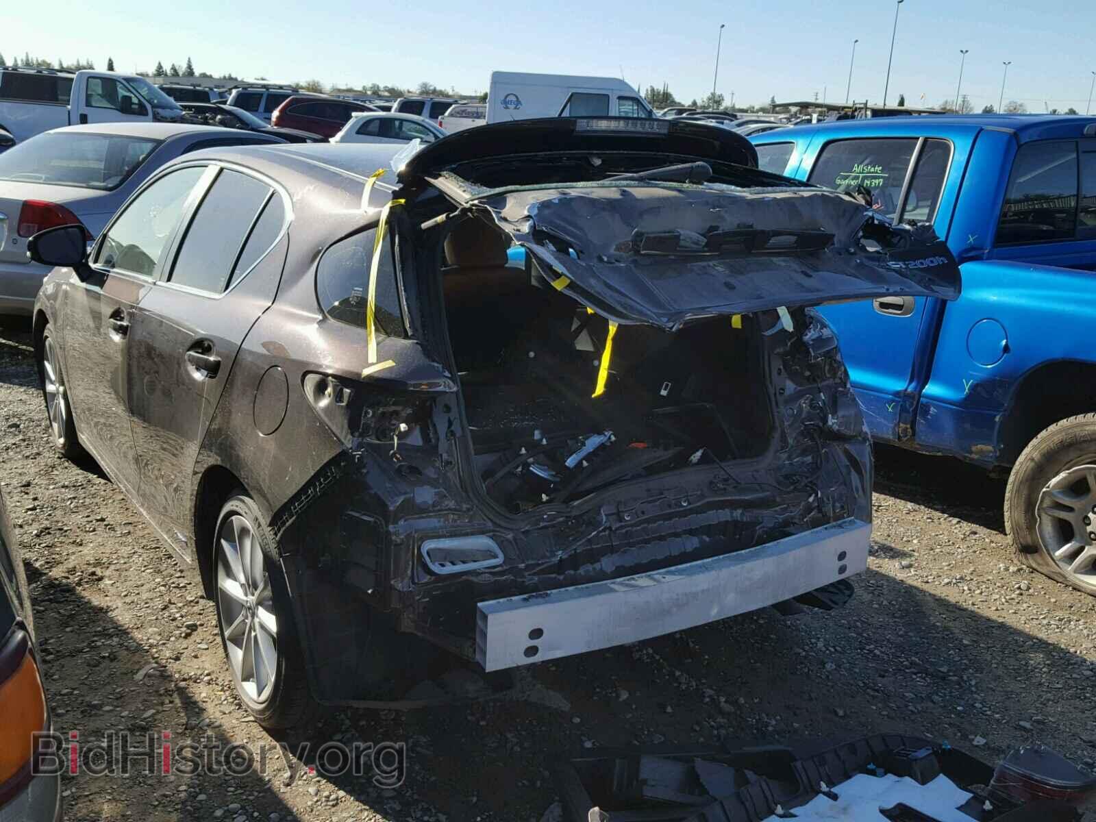 2013 LEXUS CT 200 - VIN: JTHKD5BH0D2140541 - Фото 3