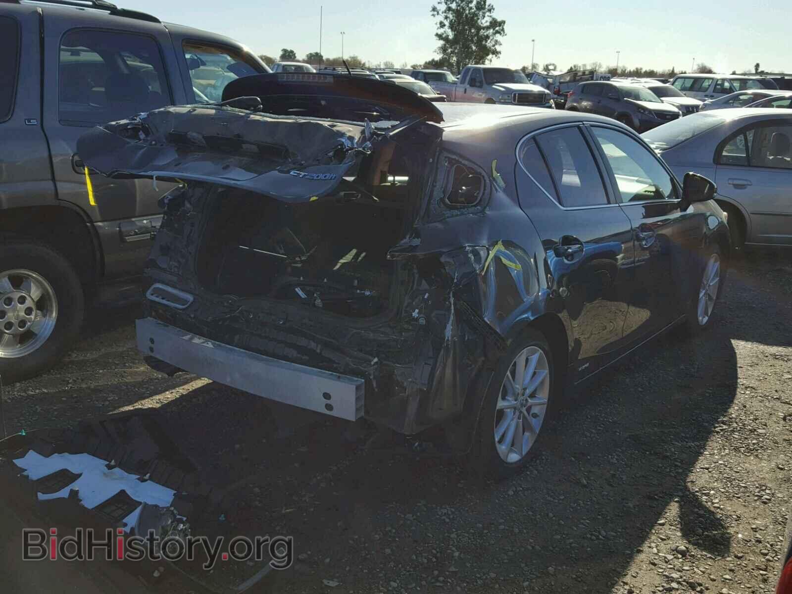 2013 LEXUS CT 200 - VIN: JTHKD5BH0D2140541 - Фото 4
