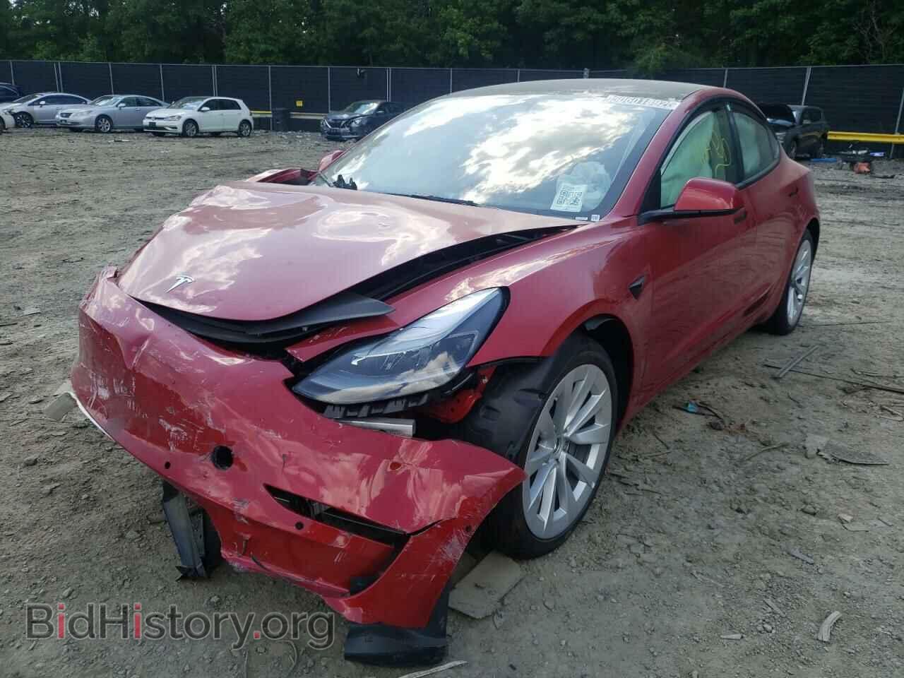 2022 TESLA MODEL 3 - VIN: 5YJ3E1EB2NF187961 - Photo 2