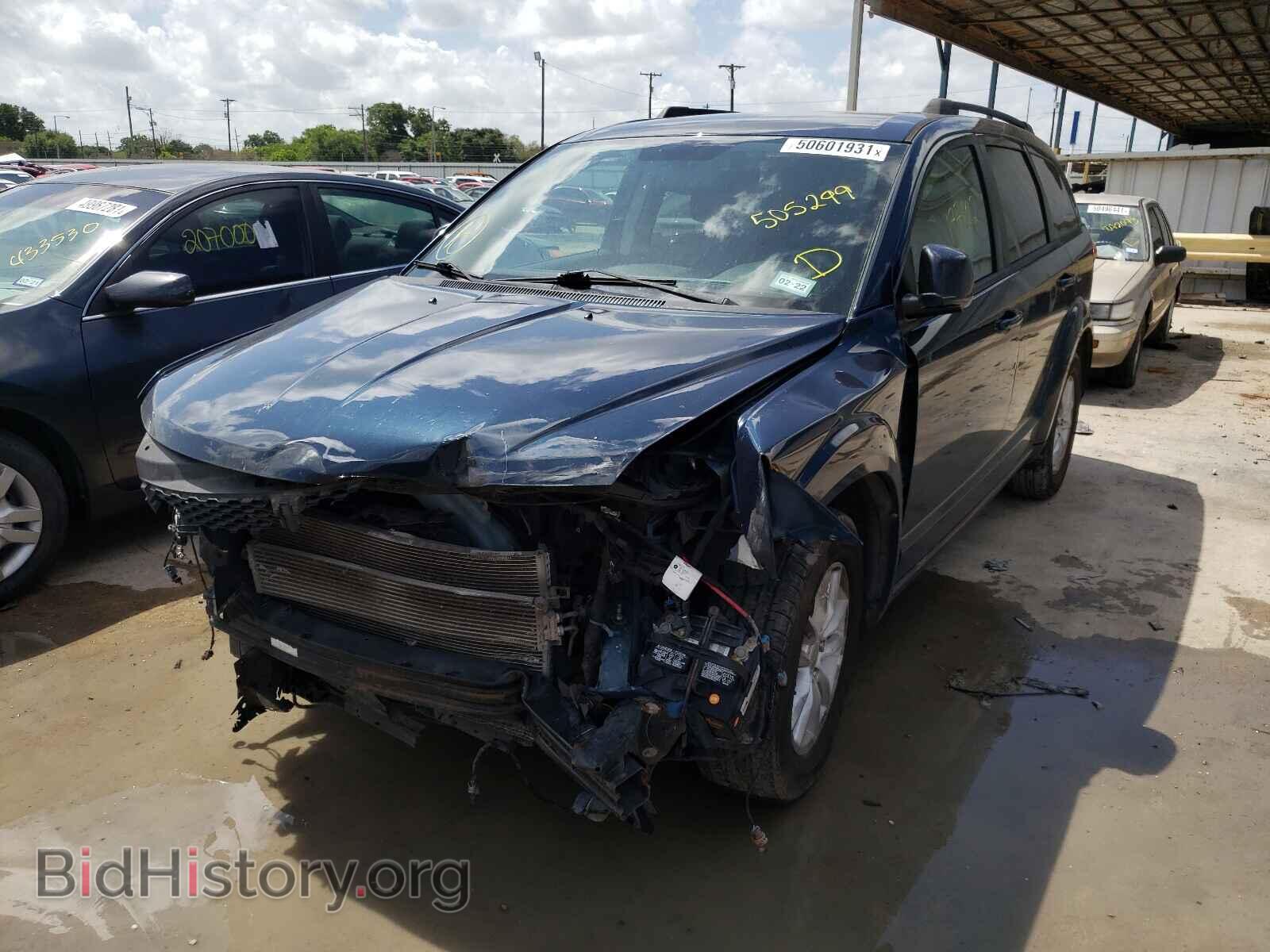 2013 DODGE JOURNEY - VIN: 3C4PDCBB7DT505299 - Фото 2