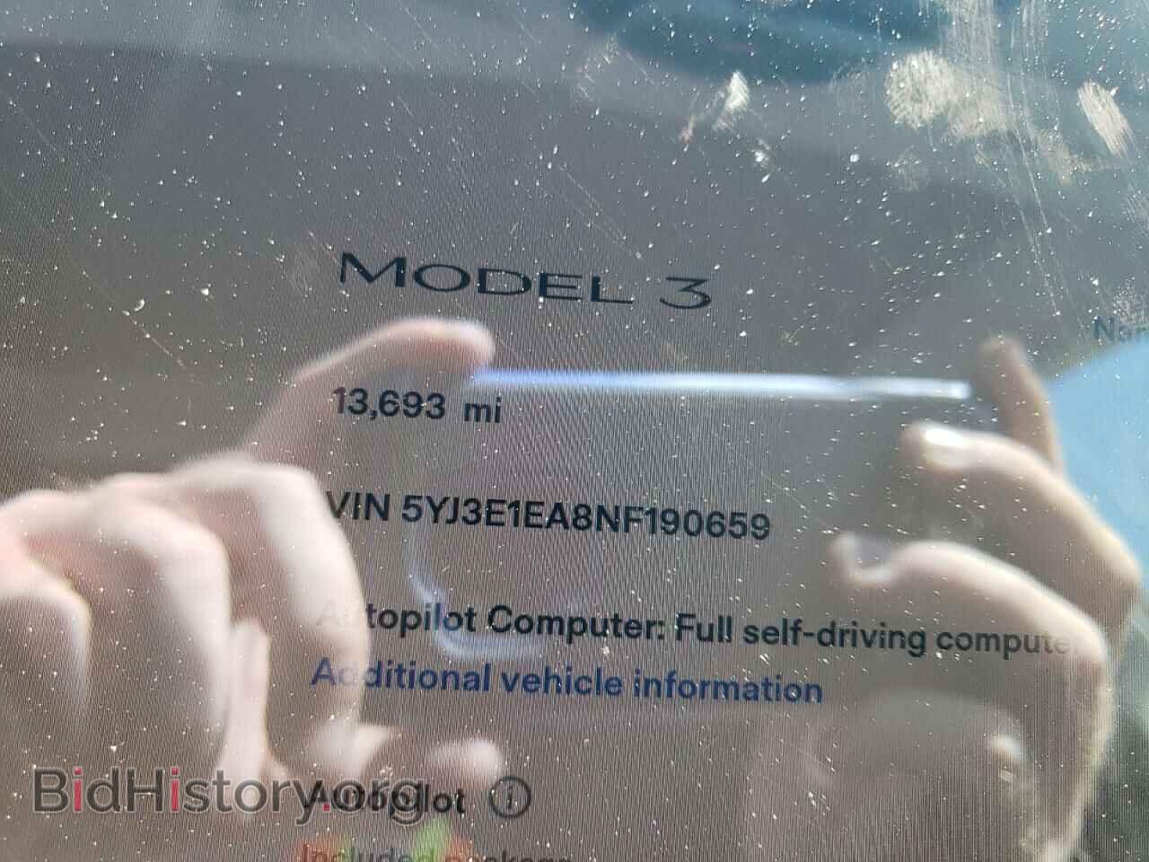 2022 TESLA MODEL 3 - VIN: 5YJ3E1EA8NF190659 - Photo 8
