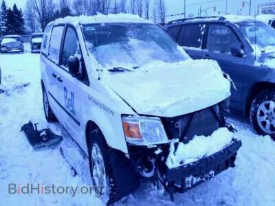 2010 Dodge CARAVAN Grand Cara, white — VIN 2D4CN1AE8AR465506, Copart