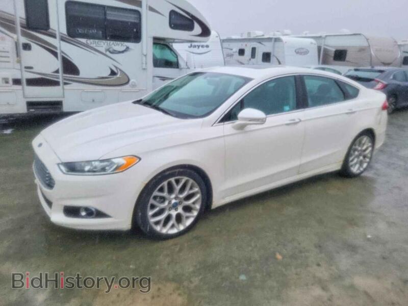2013 Ford FUSION Titanium (VIN 3FA6P0D97DR333144) — фото 1 из 12, Copart, повреждение: бок