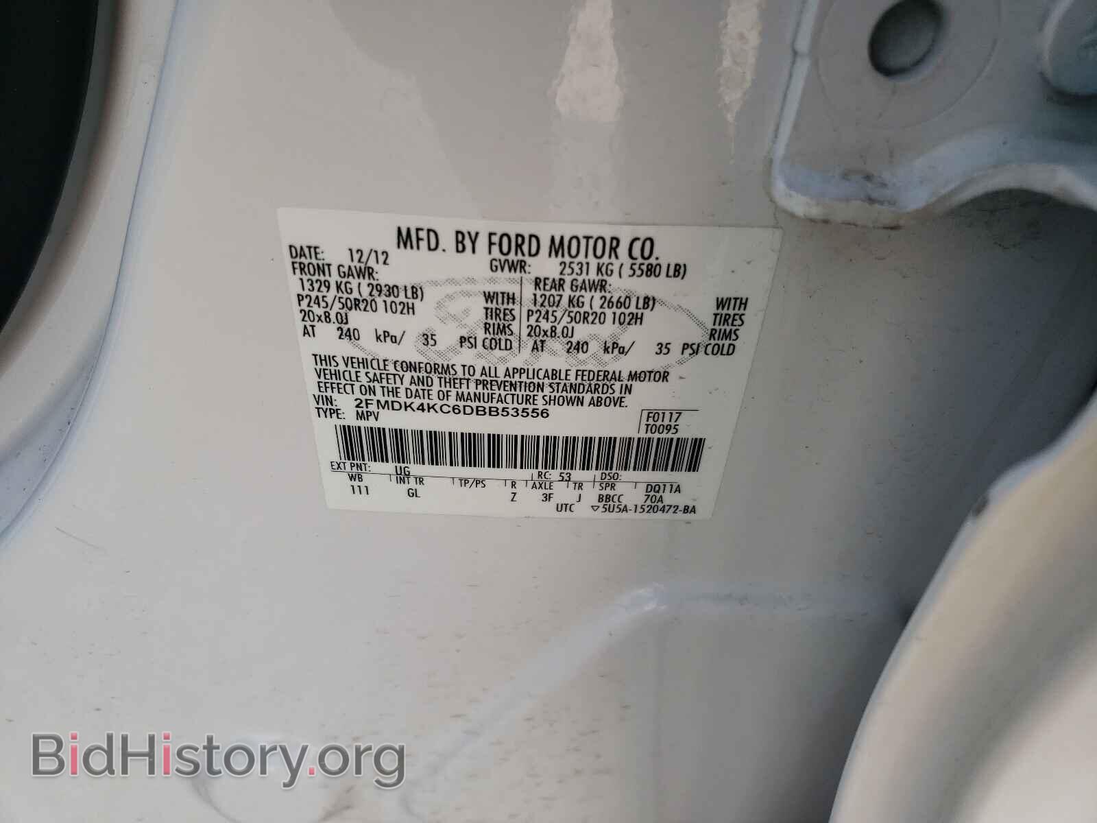 2013 FORD EDGE - VIN: 2FMDK4KC6DBB53556 - Photo 10