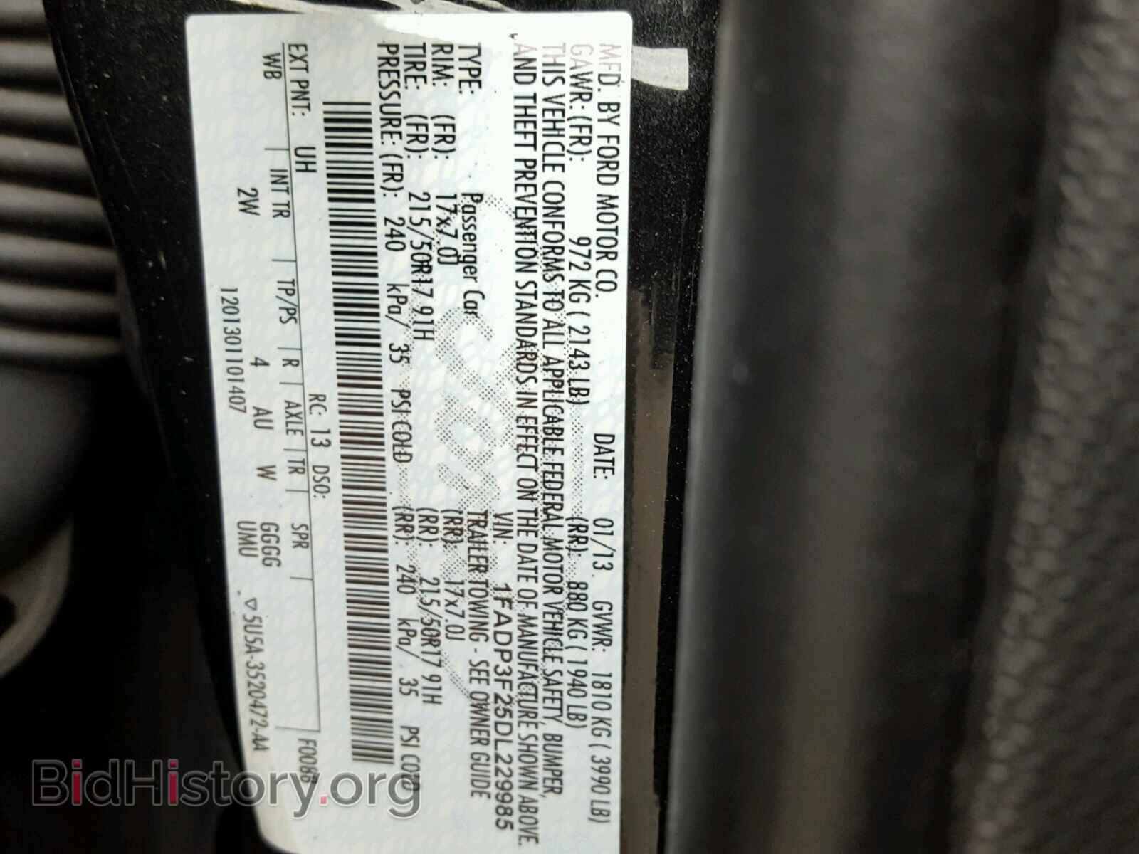 2013 FORD FOCUS - VIN: 1FADP3F25DL229985 - Photo 10