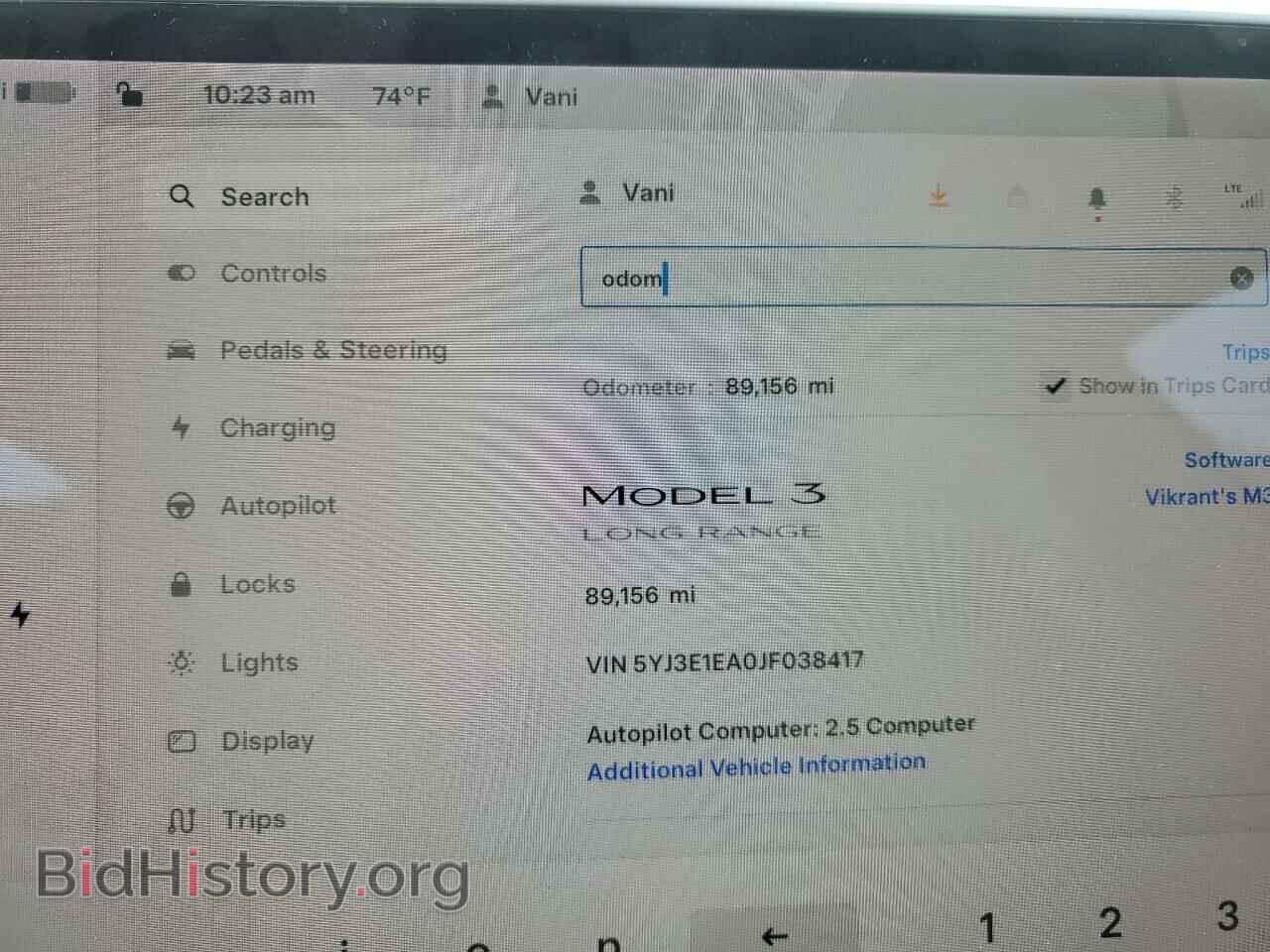 2018 TESLA MODEL 3 - VIN: 5YJ3E1EA0JF038417 - Photo 9