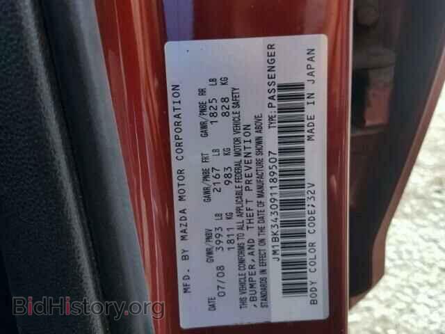 2009 MAZDA 3 S - VIN: JM1BK343091189507 - Фото 10